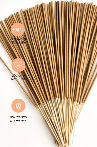 Nhang trầm hương tư nhiên không hóa chất mùi hương dịu nhẹ