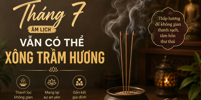 Tháng 7 Âm lịch có nên xông trầm hương không