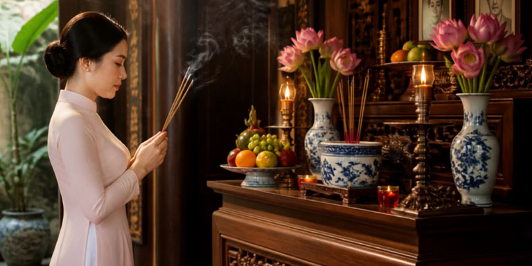 Ý Nghĩa Thắp Hương Bàn Thờ Gia Tiên