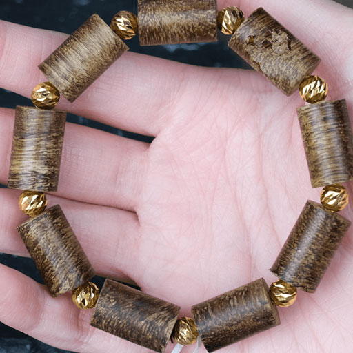 Vòng Trầm Trụ Truc Tự Nhiên 10 Li