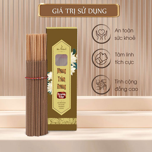 Nhang Trầm Hương 20cm Hộp 150 Cây