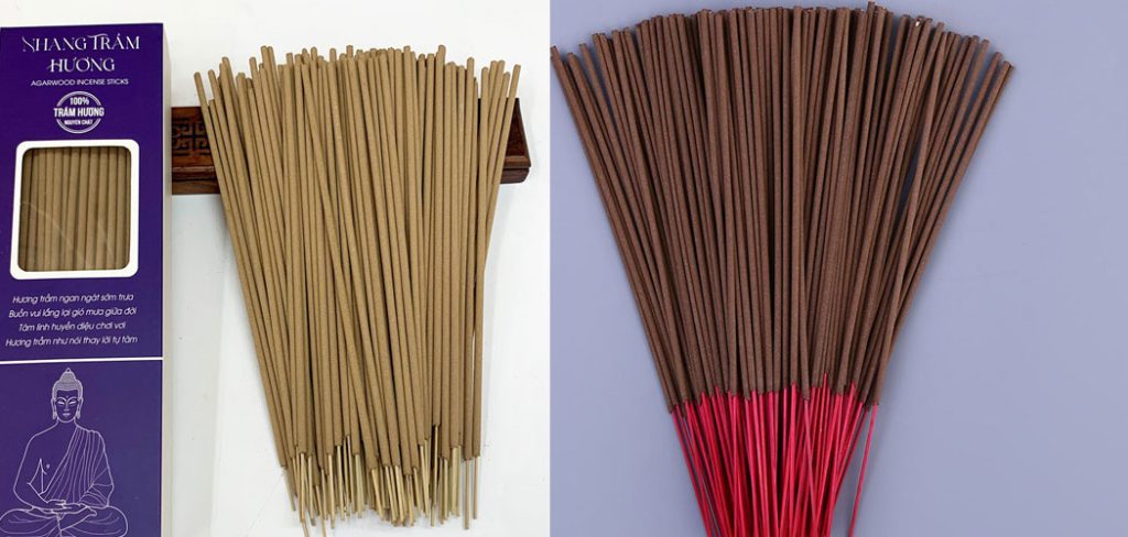 Nhang trầm hương 20cm không hóa chất mùi hương dịu nhẹ